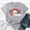 T-shirt Baseball Mom Shirt chemise de baseball Vêtements de sport femme t-shirts graphiques t-shirts y2k esthétique harajuku vêtements esthétiques