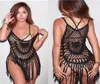 Sexy Women Beachwear Swimwear Bikini Beach Wear Cover Up Tassel Ladies Summer Dress Black3644951