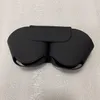 Pour AirPods Max Matériau en métal de haute qualité avec réduction automatique du bruit Accessoires pour écouteurs Étui de protection étanche pour casque Étui en cuir de voyage Noir