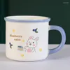 Tassen Kreative High Beauty Keramiktasse Home Office Wasser Cartoon Niedliche Kaffeetasse Geschenk