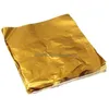 Gift Wrap 100Pcs Square Sweets Candy Chocolate Lolly Paper Aluminum Foil Wrappers Gold2304889 Drop Delivery Home Garden Festive Part Dhbki