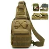 Ao ar livre militar tático estilingue esporte viagem peito saco de ombro para homens mulheres sacos crossbody caminhadas equipamentos acampamento a44