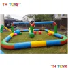 Outdoor Games Activities Ship Attractive Game Air Blow Go Kart Bumper Car Arena Inflatable Race Track For Sale Drop Delivery Sport Dhste