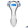 Gesichtsmassagegerät Masr 4D Micro Current Roller Elektrische Schönheit Hautstraffung Anti Aging V Lifting Body 230823 Drop Lieferung Gesundheit Mas Dhylu