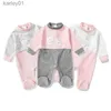 Footies Newborn Baby Girl Clothes Sweet Strberry Series Cotton Babis Romper Footies One-piece Jumpsuit Costume for Baby Girl 0-12M YQ240306