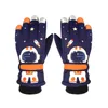 Gants pour enfants mignons protègent l'hiver chaud filles garçons élèves de l'école primaire jouent à la neige imperméable et velours FiveFinger 240226