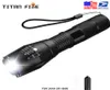 Outdoor LED -ficklampa 2000lm Ultra Bright Linterna Waterproof Torch T6 Camping Lights 5 Modes Zoomable Light8086693