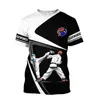 メンズTシャツ新しい3Dテコンドー空手ボクシングプリントTシャツwushuグラフィックティーシャツの男性用クールヒップホップ衣料品
