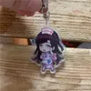 Keychains anime Keychain Danganronpa Komaida Nagito Naegi Mokoto Akryl Keyring Strap Figur 6cm