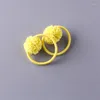 Haaraccessoires Kinderen Touw Zijden Bloem Kleine Bal Ring Prinses Hoofd Baby Hoofdtooi