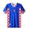 1998 Home Away Suker Retro Trikots Boban Kroatien Fußballtrikot