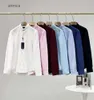 Ralph Designer Mens Casual Shirts RL Pony Paul Polos Tshirts Dress Big Horse Brodery Logo Business Clothes Long Sleeve Slim Lapel Tees Laurens Size M-3XL5677