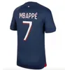 2024 2025 Paris Soccer Jerseys Kolo Muani Mbappe O.Dembele M.Asensio Lee Kang in Hakimi 23 24 Football Shirt Zaire-Emery Maillot Foot Men Kids Kids