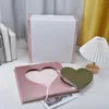 Gift Wrap 35cm Heart Shape Mirror Flower Stroage Valentine's Wrapping Paperboard Box Arrangement Boxes Wedding Decor