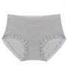 Women's Panties Black And White Grey Lace Fashion Silk Skating Seamless Gold Personality Sports Light Breathable Anti-bacterial Crotch