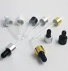 100 stks 18 MM 18415 Aluminium Schroefdop Wit Zwart Lamp Glazen Pipet Druppelaar Deksel Cap voor 5 ml 100 ml Oliefles4113156