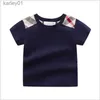 T-shirts grande qualité bébé garçons été à manches courtes T-shirts coton enfants hauts T-shirts enfants vêtements garçon T-shirt 240306