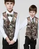 2019 Real Tree Camo Vest Cheap Boy039s Formal Wear Custom Online Kids Formal Wedding Party Wear Camouflage VestBow8403804