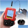 Fish Finder Wireless Sonar Underwater Visual High-Definition Fishing Device Detector Trasonic Explosion Drop Delivery Sports Outdoors Dhhk0