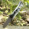 3D Steel Handle Outdoor Tactical Portable Folding Camping Survival Knife 688532