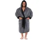 Gym Clothing 2021 Mens Hooded Super Soft amp Cosy Thick Long Bath Bathrobe Cloak Winter Warm Robe Fashion Dressing Gown7194836