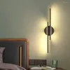 Wall Lamp Nordic Led Lights Minimalist Indoor Lighting For Staircase Bedroom Bedside Study Living Room Home Decor
