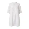 Robe Robe en coton et dentelle blanche pour femmes, décontractée, creuse, Crochet, style bohème, vacances, manches courtes, ample, robe de plage, de soirée, S3XL