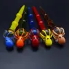 NEW 10 designs dab tool glass dab straw Different Pattern Design Dabber Tool smoking accessories for Wax Oil Rigs bongs