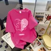 Heart Bear Designer T-shirt Damesoverhemden Heren T-shirts Designer Dames T-shirt Luxe Oversized Katoenmix Shirt Dames Ronde Hals Katoen Korte Mouw Dames T-shirts