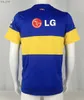 Maillots de football Rétro classique Boca juniors maillots de football 1981 ROMAN PALERMO RIQUELME football shirtH240306