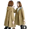 Dames Trenchcoats Ruimvallend windjack Halflang 2024 Lentekleding Koreaanse Grote Cape Jas En Herfstjack Met Capuchon Dames