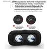 VR/AR 장치 Shinecon 6.0 Casque VR 가상 현실 안경 스마트 폰용 3D 고글 헬멧 Q240306