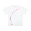 T-shirt da uomo Plus Polo Hip Hop Muscle Fit Orlo curvo Cotone bianco Stampa personalizzata Uomo Donna T Shirt Casual Quantità Trend s-xl 7645