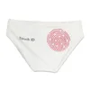 Costumi da bagno da donna Push-Up sexy Costume da bagno da uomo bianco con coulisse Vita bassa Touch ID Stampa Slip da bagno Bikini Pantaloncini da surf da spiaggia Uomo