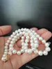 Anhänger Wunderschöne 8–9 mm natürliche weiße Südsee-Perlenkette, 50,8 cm, 14 Karat