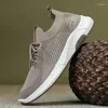 Casual Shoes Vulcanized Men Male Sneakers Breathable For Light Men's Knitted Soft Anti-Slip Man Tennis Shoe 2024