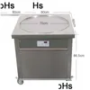 Annat kök, matbar ETL CE -leverans till dörrkökutrustning USA EU 70 cm Pan Roll Hine Fried Ice Cream Maker med FL -kyl DHHPJ