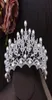 2020 Wedding Crown Fashion Bridal Headpiece Hair Accessories Pearl Bridal Crowns Tiaras Head Jewelry Rhinestone Bridal Tiara headb5123246