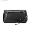 Money Clips High Quality Soft Leather Code Lock Mens Business Wallet Handbag Card Bag Sacoche Homme Luxury Bag Replica Bolsa Masculina L240306