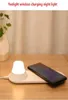 Caricabatterie wireless originale Xiaomi Youpin Yeelight con luce notturna a LED Attrazione magnetica Ricarica rapida per iPhone Samsung Huawei3810124