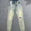 designer lila jeans stor storlek 40 män kvinnor purplar märke jeans raka byxor streetwear denim byxor mans mode multicolour punk byxa mens hiphop jeans