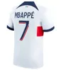 24 25 Maillot Mbappe Soccer Jerseys Kids Kit 23 24 25トレーニングPre Match 2023 2024 Maglia Paris Home Away Football Shirt Hakimi Fabian Vitinha O Dembeleシャツ