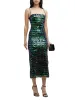 Dress Long Sequin Dress for Women Summer Sexy Shiny Sleeveless Dress Evening Party Sparkly Rainbow Sequin Midi Dress Greenback