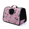 Cat Carriers Foldable Pet Carrier Bag Outdoor Travel Portable Handbags Backpacks Cats Shoulder Sling Transport Boxes Pets Accessories