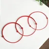 Charme Pulseiras 10 Pcs Simples Fino Red String Pulseira Pulseira Declaração Jóias