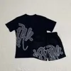Męski światowy świat Tshirts Set TEE Drukukowany designerski koszulka Krótka graficzna koszulka Y2K i szorty Hip Hop S-xl