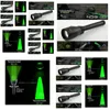 Lunettes de chasse Drss Green Laser Designator Lampe de poche avec portée réglable Mountsampbatteryampweaver Mount pour la recherche de nuit Hunti Dhlx6