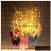 Décorations de Noël Dream Catcher Carillons éoliens 6 couleurs LED Plume Tenture Ornement Dreamcatcher Chambre Décoration Drop Deliv Dh4Kd