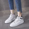 Women in Genuine Leather Small Spring Autumn 2024 New Versatile and Breathable Sports Casual White High Top Shoes for Summer 5 Sprg