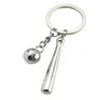 Porte-clés de baseball créatif à collectionner, en alliage de Zinc, simulation, pendentif, club d'arène, cadeaux pratiques 7579050